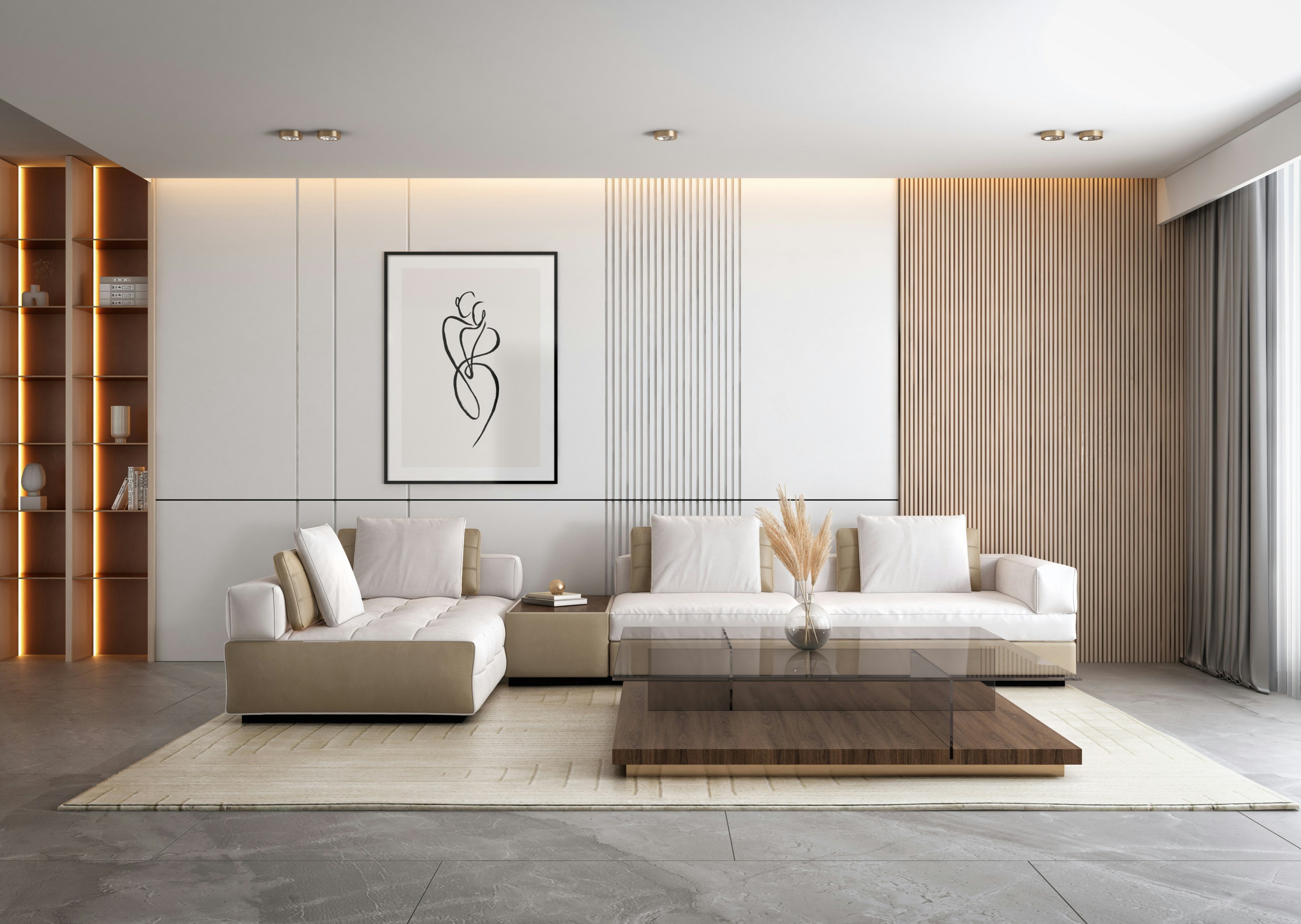 Reception area interior design